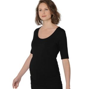Pea in pod black 3/4 sleeve shirt